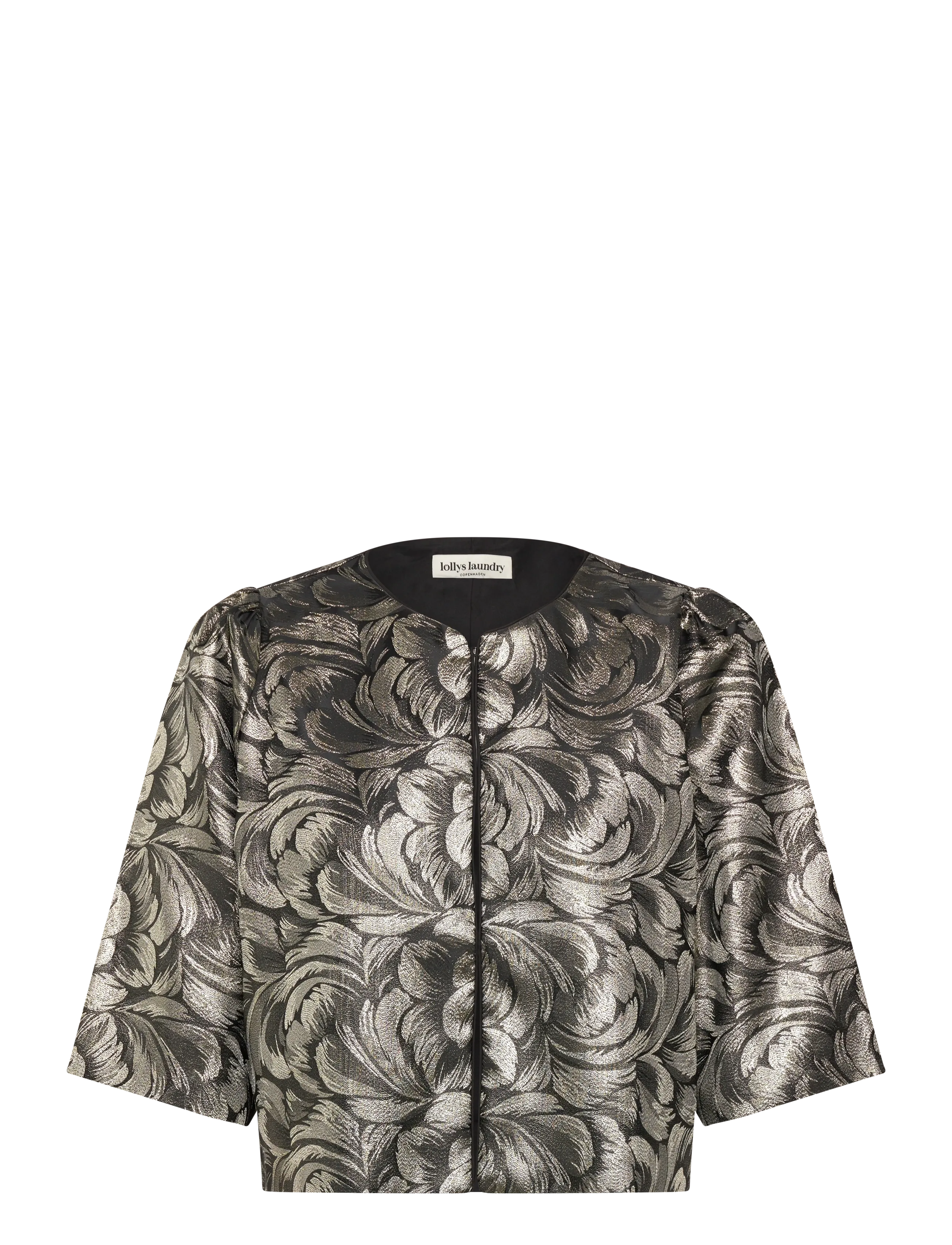 Lollys Laundry Trinell Short Jacket 3/4, XS, Multi/patterned, Bluser > Langærmede, Dame