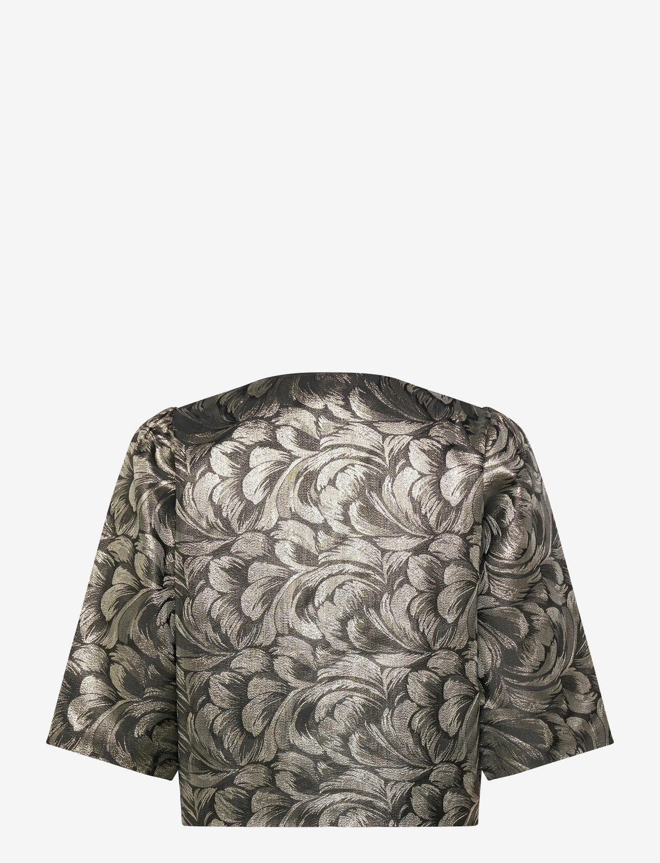 Lollys Laundry - TrineLL Short Jacket 3/4 - pikkade varrukatega pluusid - silver - 1