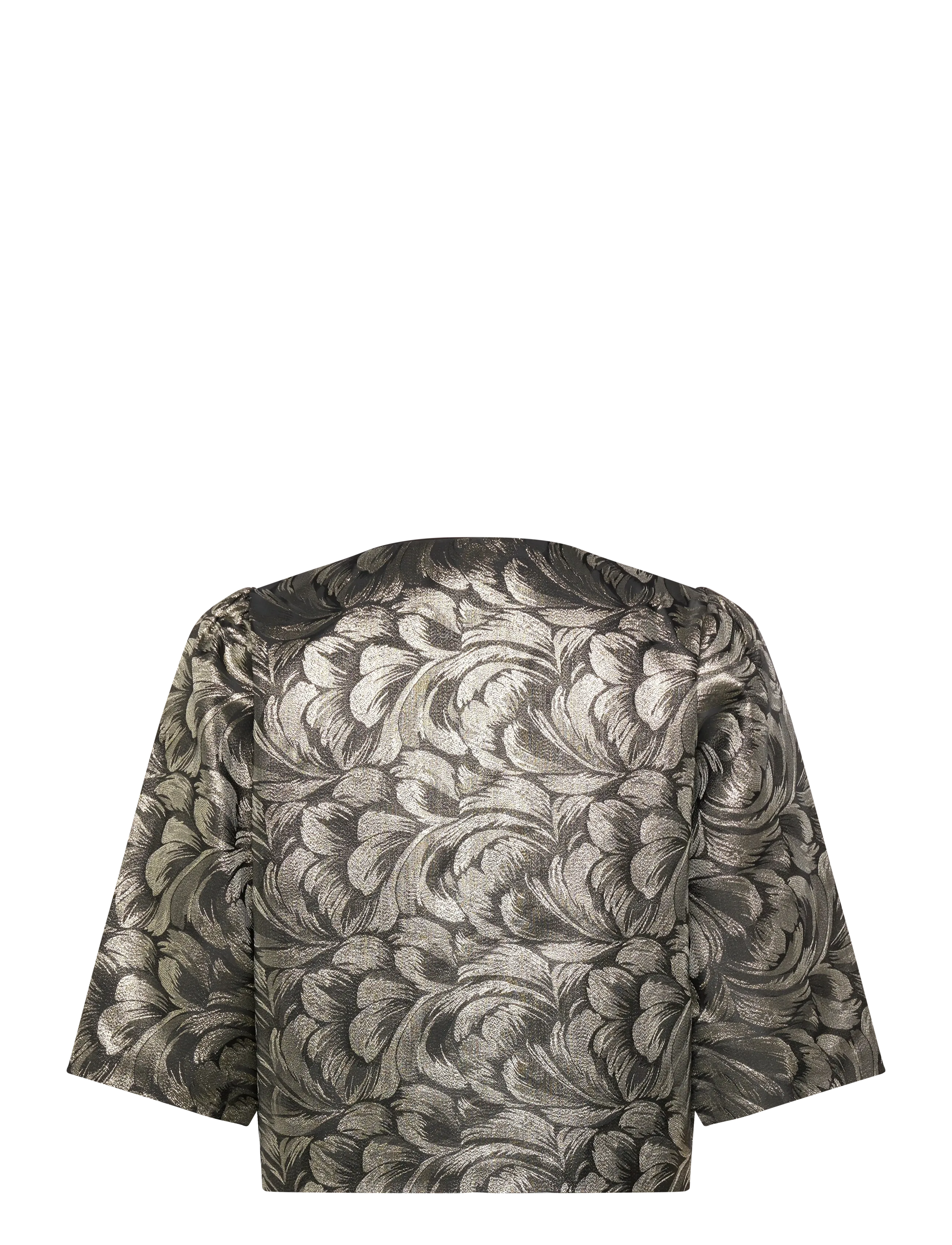 Lollys Laundry - TrineLL Short Jacket 3/4 - pikkade varrukatega pluusid - silver - 1