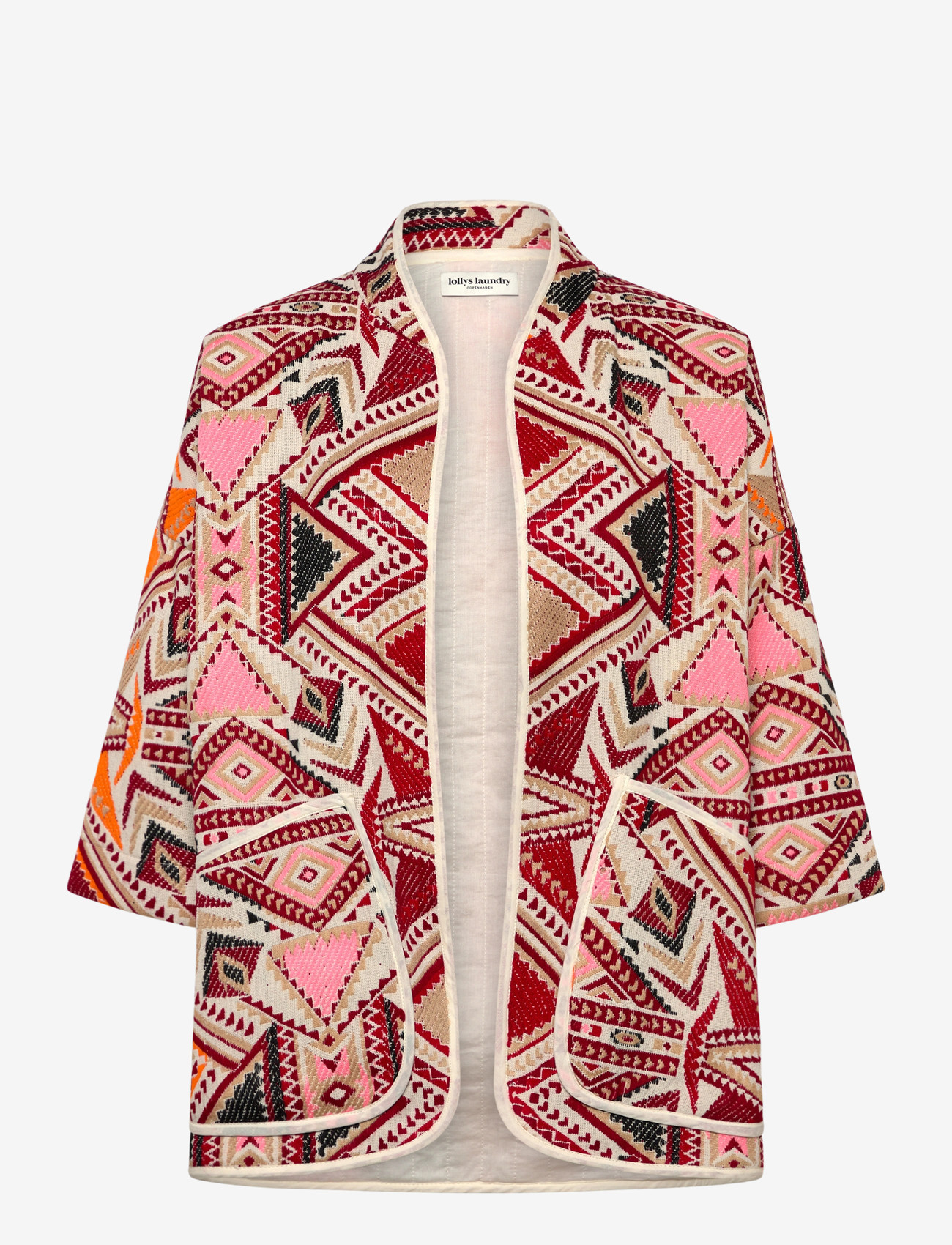 Lollys Laundry - Lulu LL Jacket 3/4 - kevättakit - red - 0