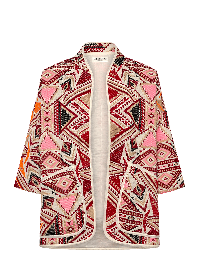 Lollys Laundry - Lulu LL Jacket 3/4 - kevättakit - red - 0