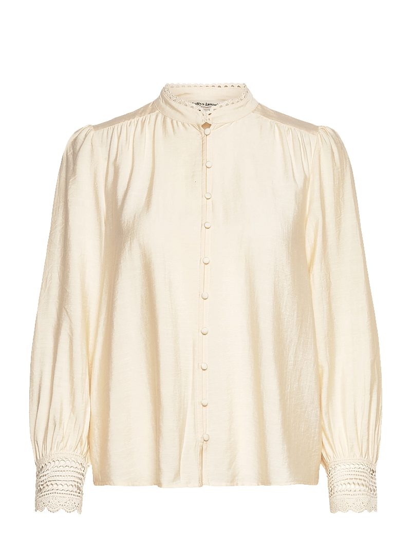 Lollys Laundry - LuceLL Shirt LS - langærmede bluser - creme - 0