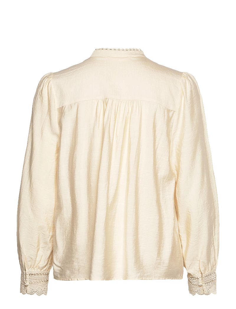 Lollys Laundry - LuceLL Shirt LS - langærmede bluser - creme - 1