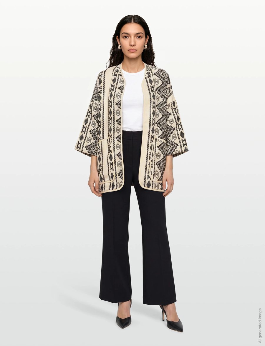 Lollys Laundry - LuluLL Jacket 3/4 - frühlingsjacken - black - 0