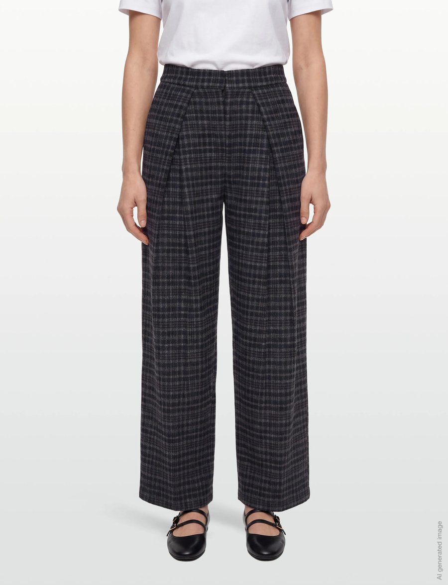 Lollys Laundry - ZolaLL Pants - bukser med brede ben - dark blue - 3