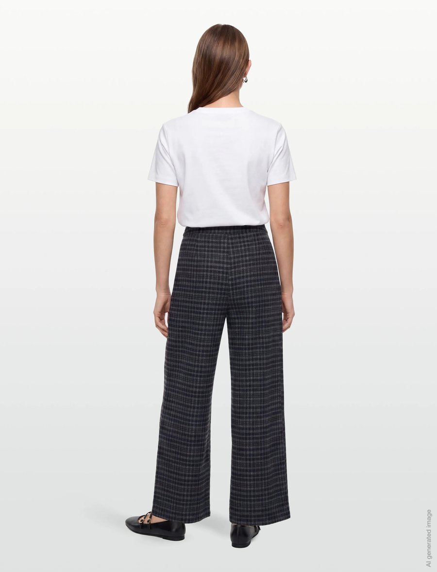 Lollys Laundry - ZolaLL Pants - bukser med brede ben - dark blue - 4