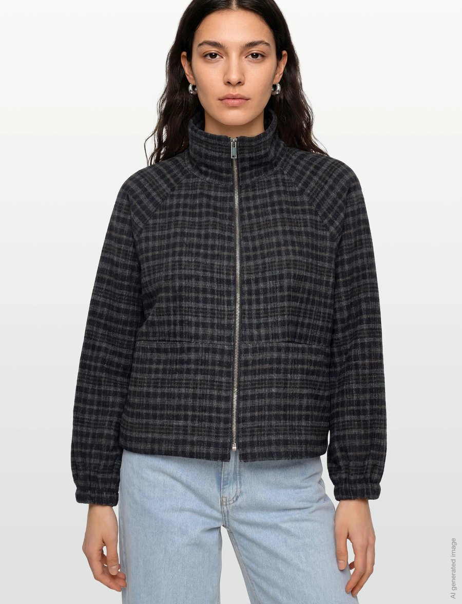 Lollys Laundry - MaeLL Jacket LS - vårjackor - dark blue - 3