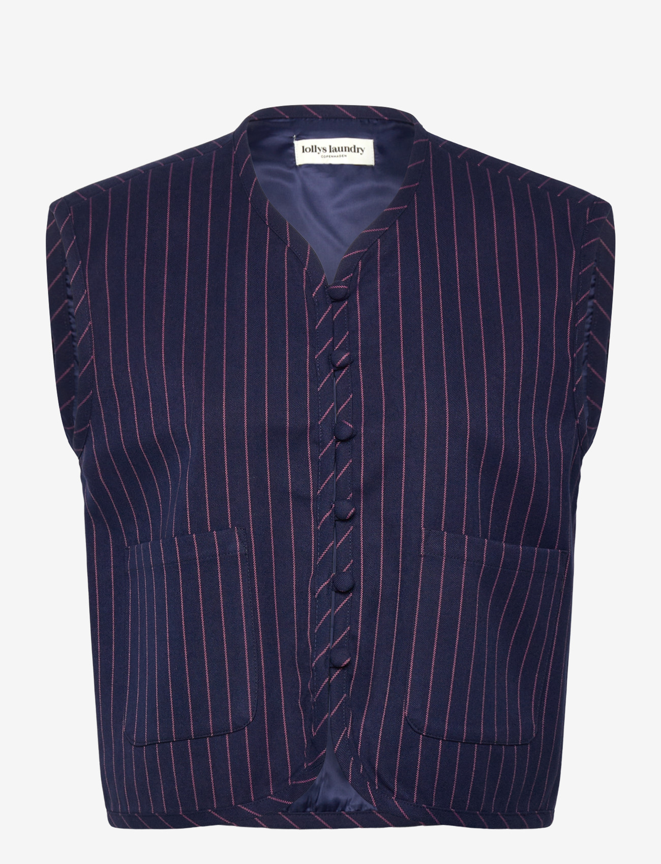 Lollys Laundry - AbbeyLL Vest SL - kostymvästar - dark navy - 0