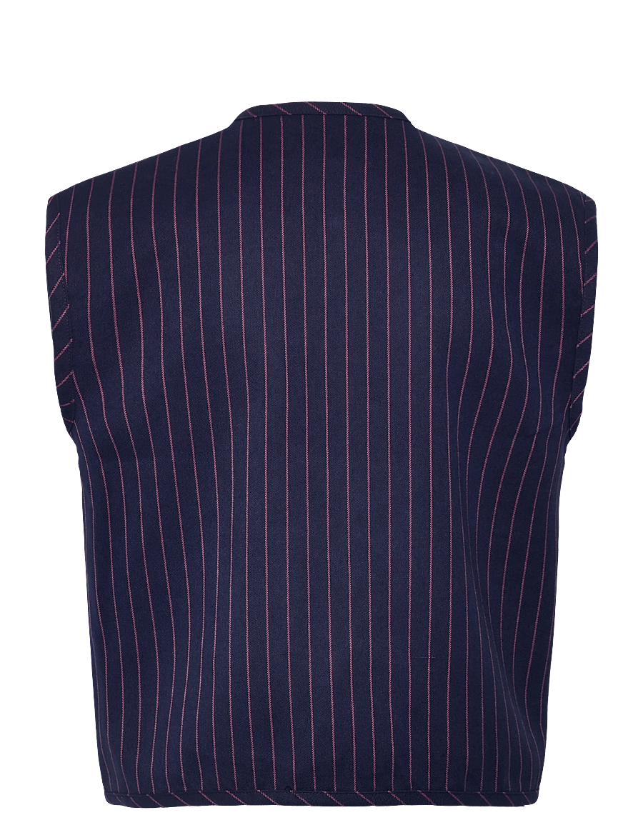Lollys Laundry - AbbeyLL Vest SL - Ülikonna vestid - dark navy - 1