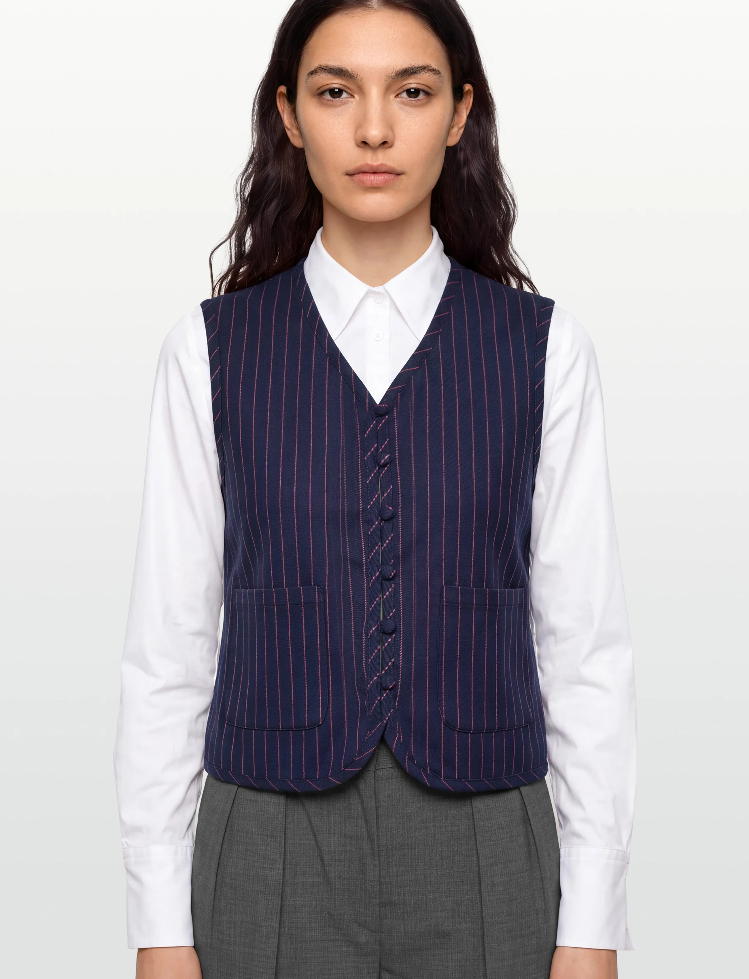 Lollys Laundry - AbbeyLL Vest SL - veste - dark navy - 3