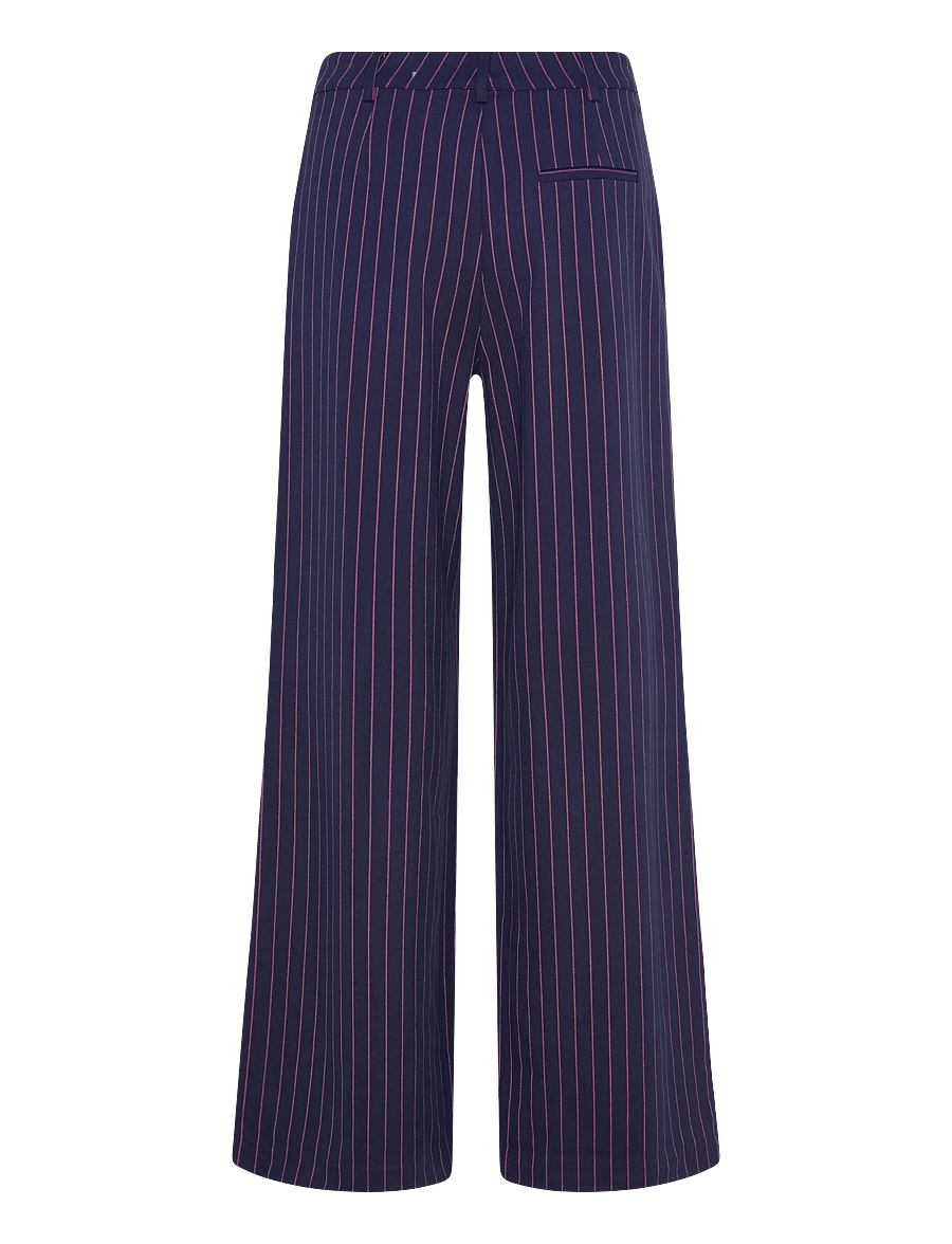 Lollys Laundry - TylerLL Pants - wide leg trousers - dark navy - 2