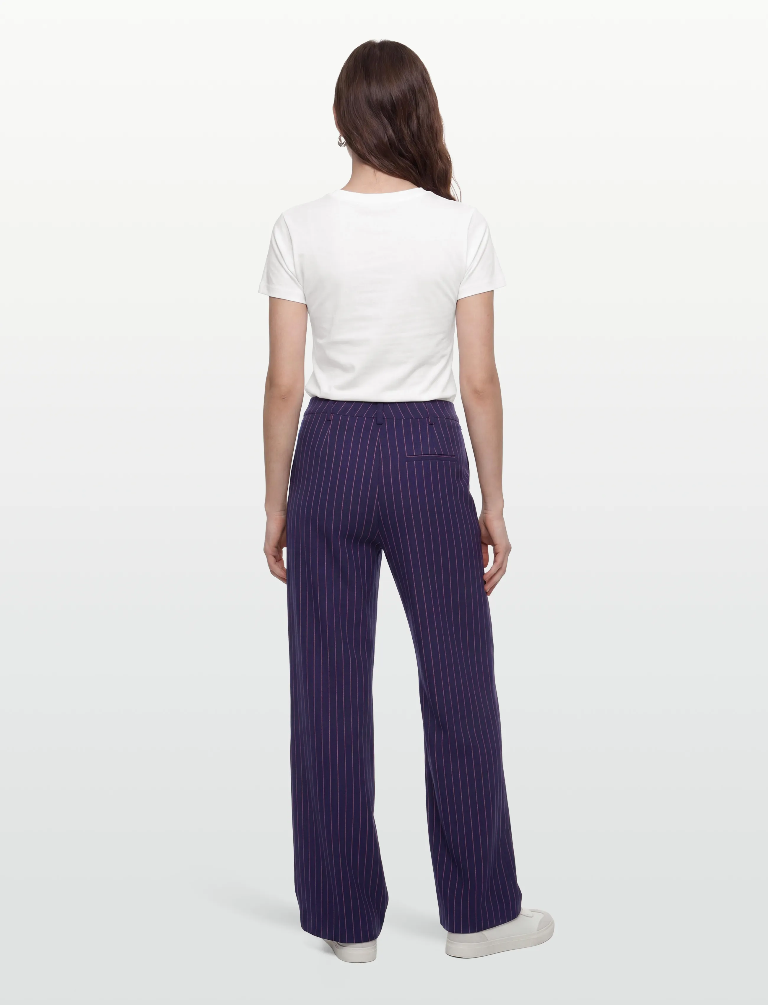 Lollys Laundry - TylerLL Pants - hosen mit weitem bein - dark navy - 4