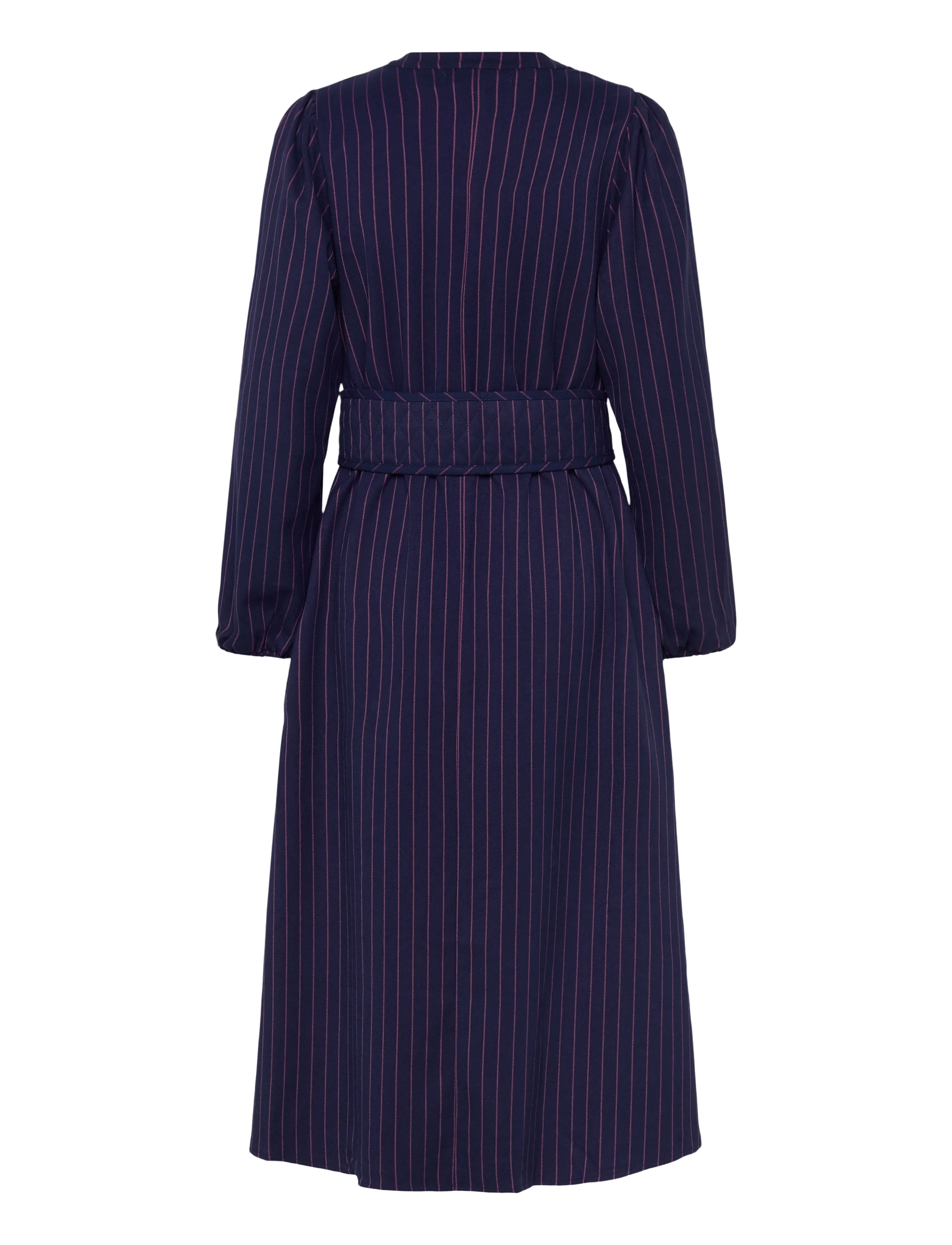 Lollys Laundry - ParisLL Midi Dress LS - hemdkleider - dark navy - 1