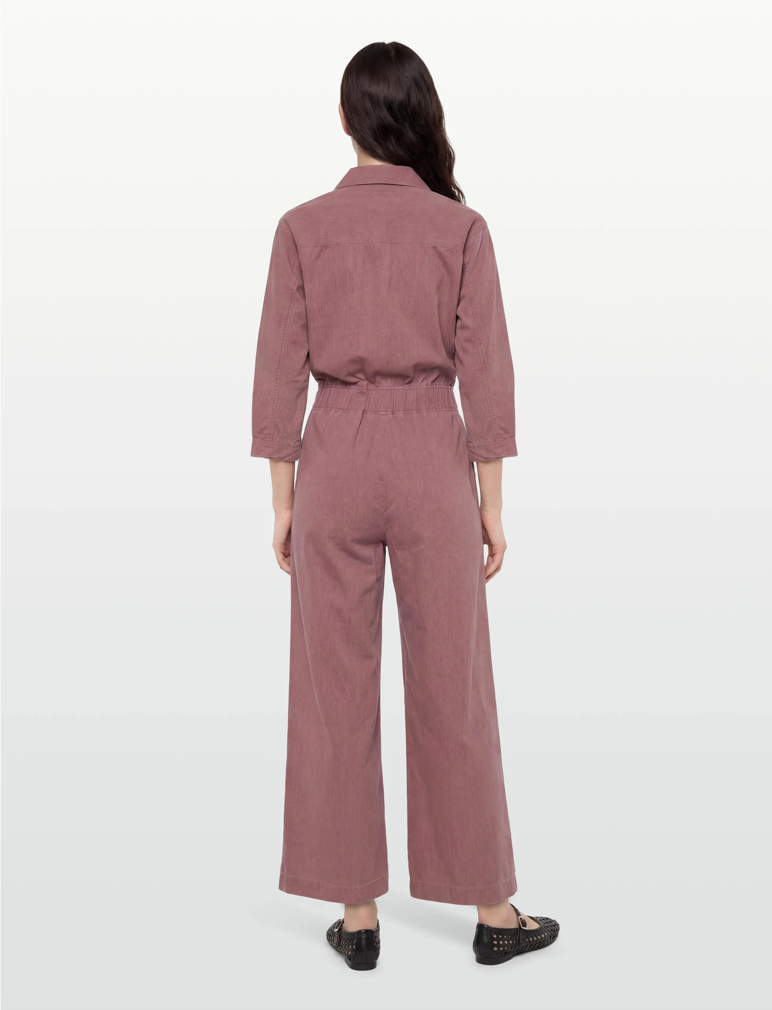 Lollys Laundry - illaLL Jumpsuit 3/4 - jumpsuits - plum - 4