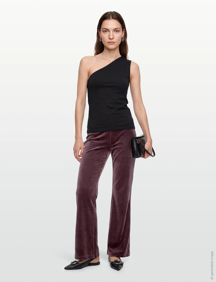 Lollys Laundry - CaseyLL Pants - schlaghosen - lavender - 0