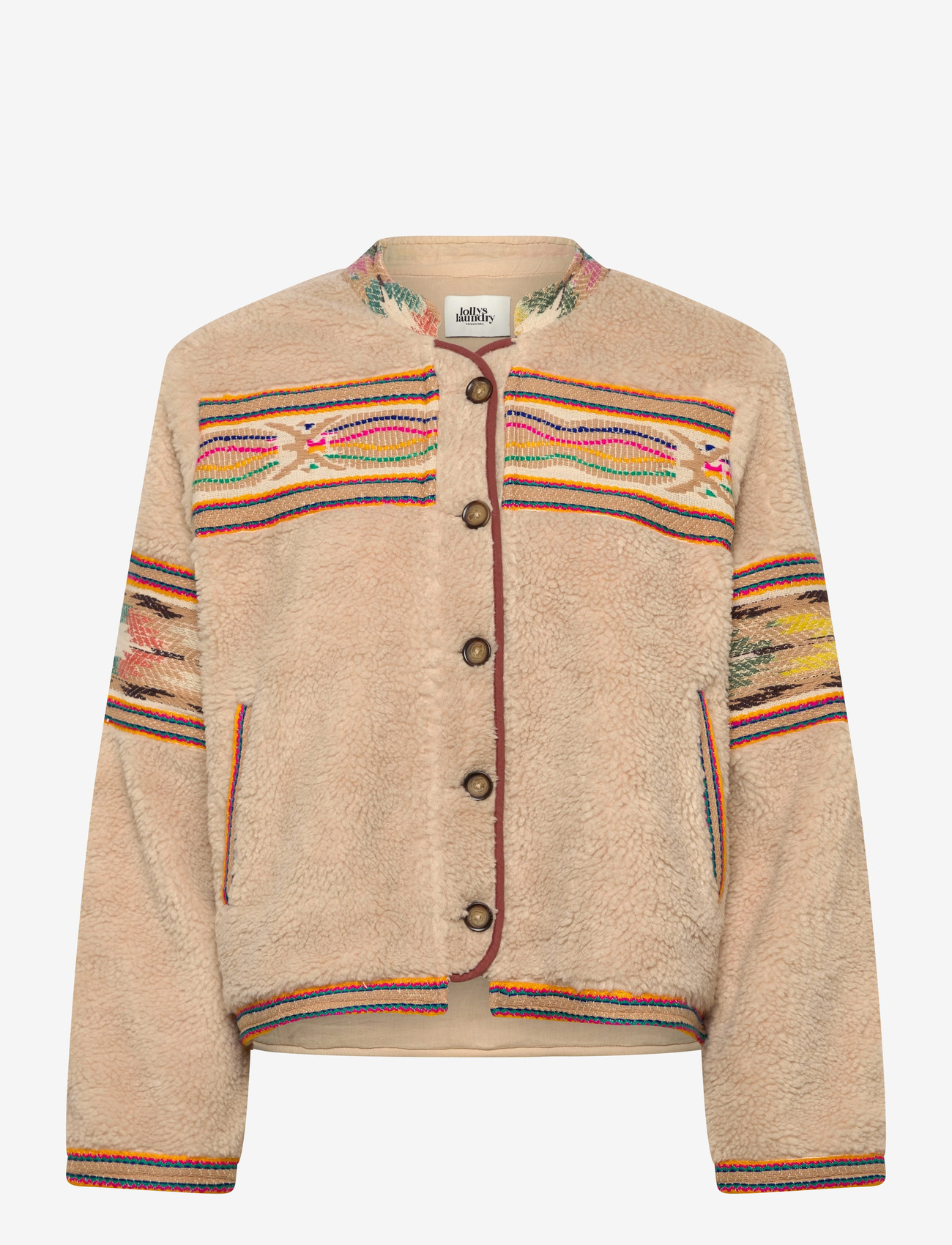 Lollys Laundry - SiriLL Jacket LS - efterårsjakker - beige - 0