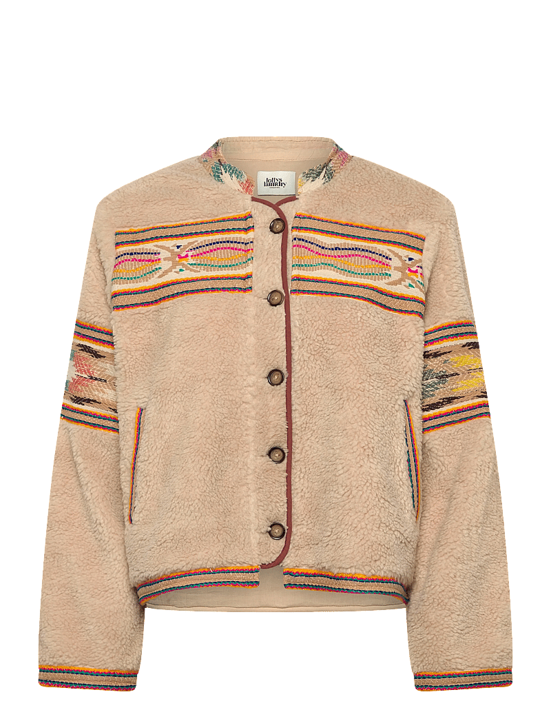 Lollys Laundry - SiriLL Jacket LS - höstjackor - beige - 0