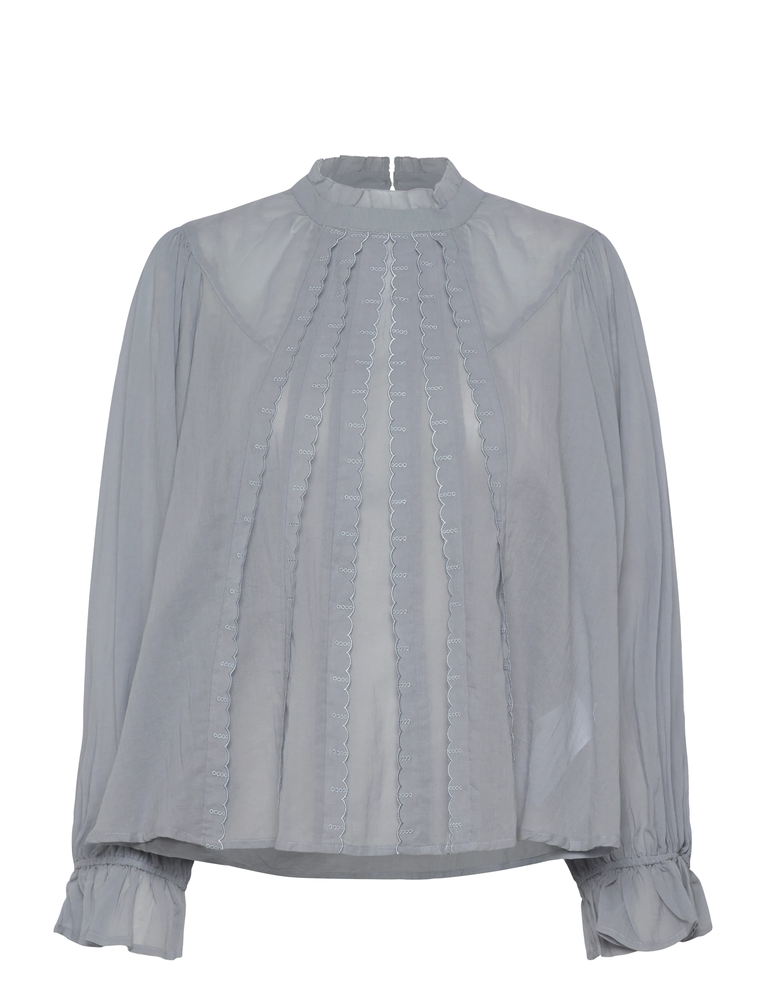 Lollys Laundry Presleyll Shirt Ls, S, Blue, Bluser > Langærmede, Dame