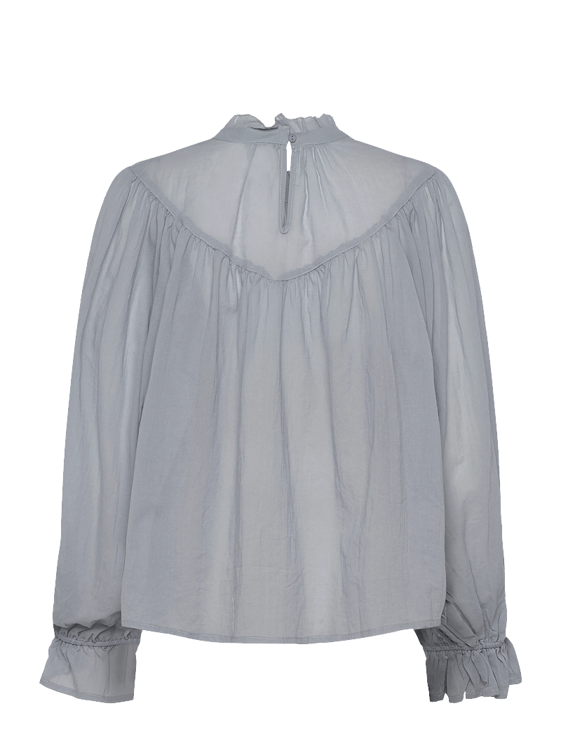 Lollys Laundry - PresleyLL Shirt LS - pikkade varrukatega pluusid - dusty blue - 1