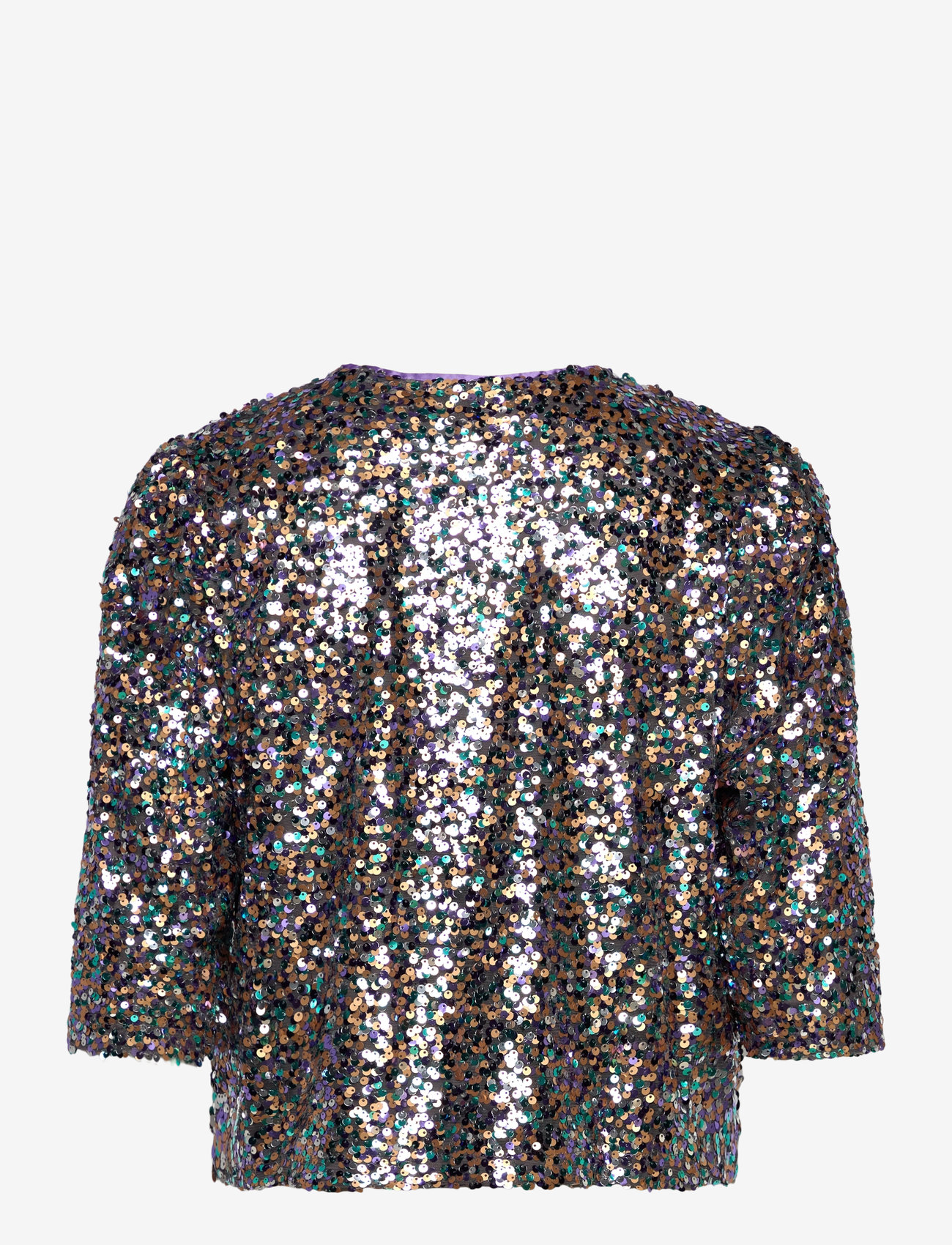 Lollys Laundry - TrineLL Short Jacket 3/4 - långärmade blusar - multi - 1