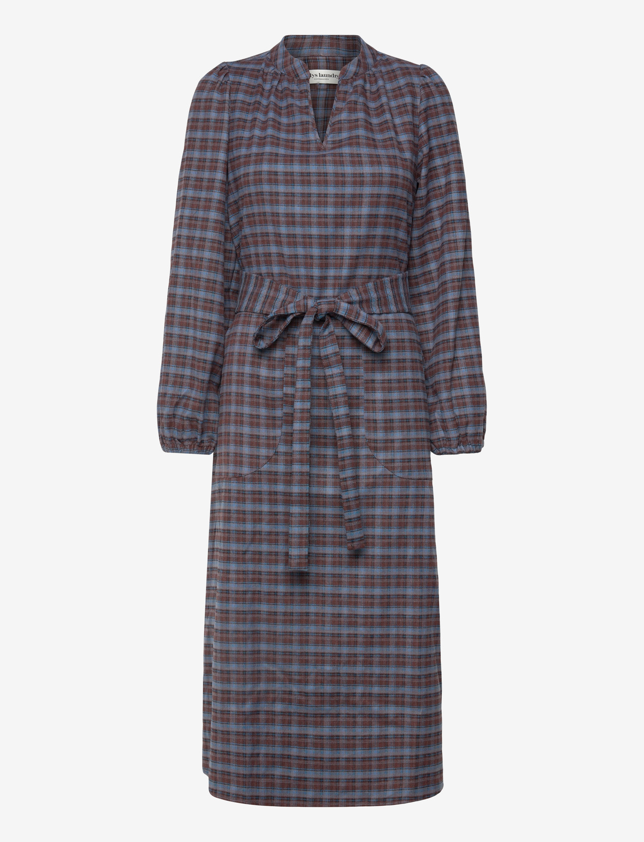 Lollys Laundry - ParisLL Midi Dress LS - midi dresses - mauve - 0