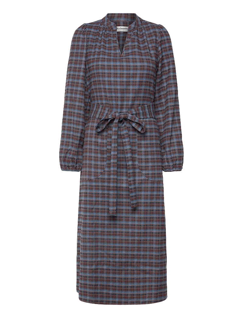 Lollys Laundry - ParisLL Midi Dress LS - midi dresses - mauve - 0