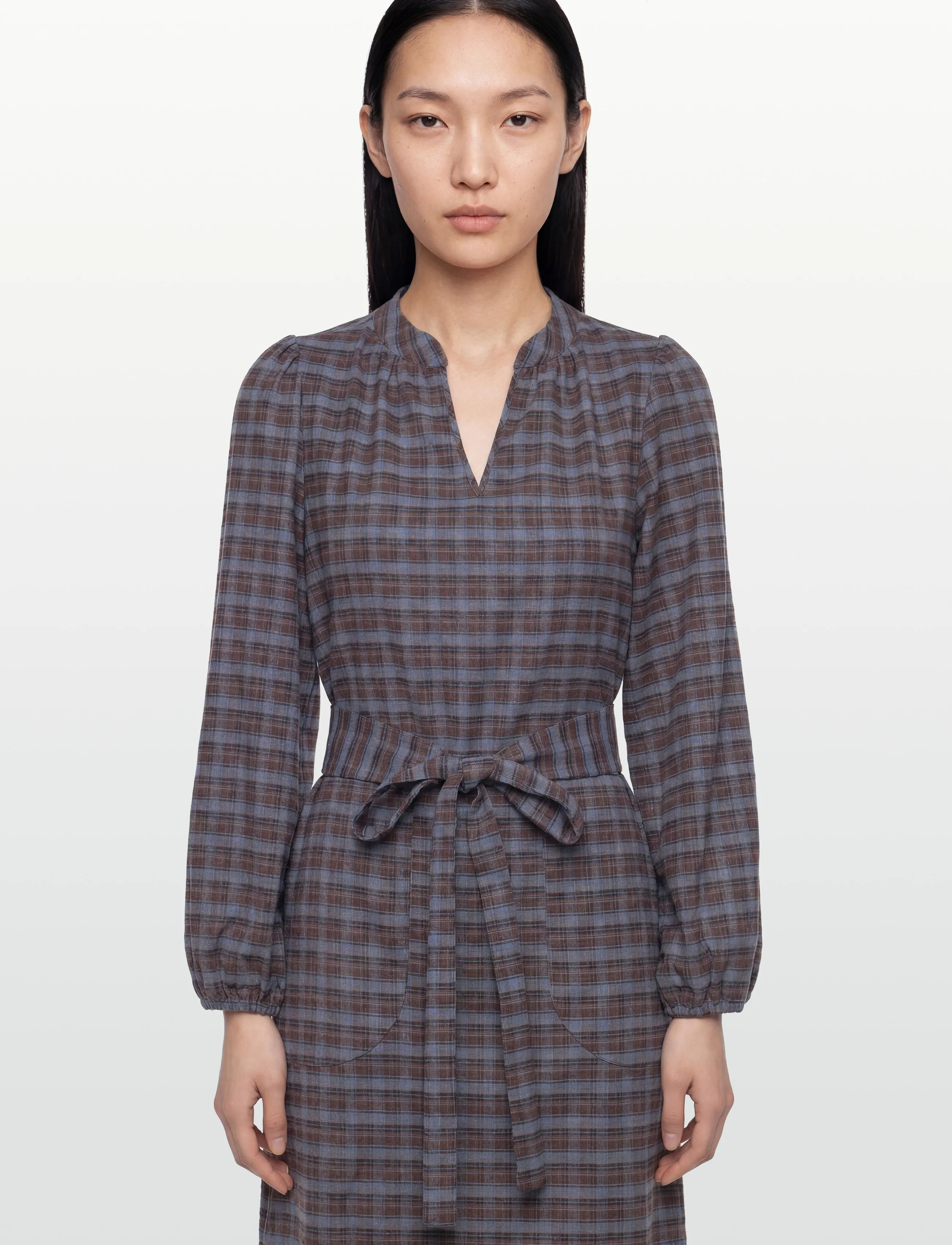 Lollys Laundry - ParisLL Midi Dress LS - midikleidid - mauve - 3