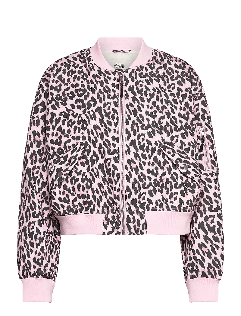 Lollys Laundry - LiwLL Bomber Jacket LS OS - lette jakker - leopard print - 0