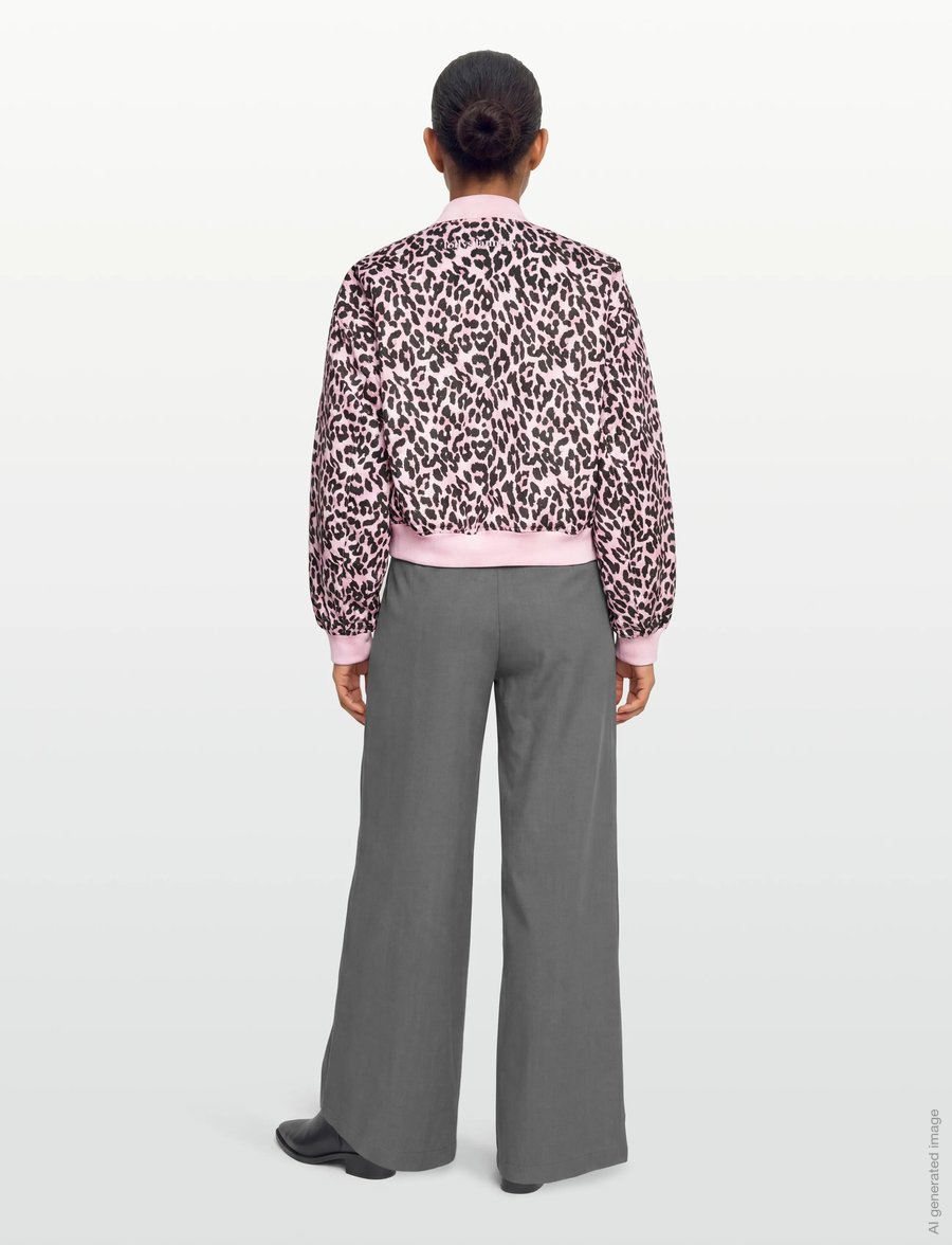 Lollys Laundry - LiwLL Bomber Jacket LS OS - leichte jacken - leopard print - 4
