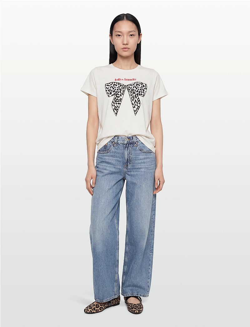 Lollys Laundry - RomaLL Tee SS - t-shirts - white - 0