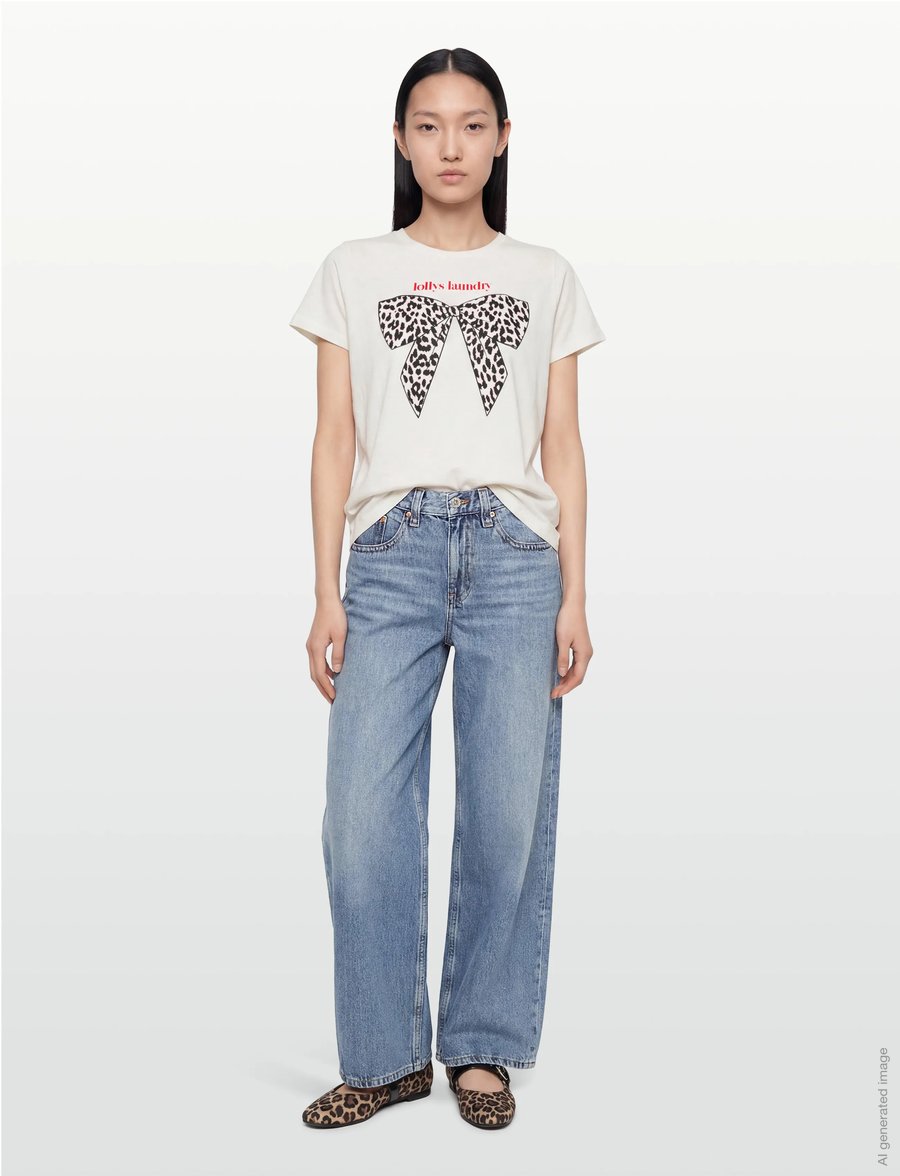 Lollys Laundry - RomaLL Tee SS - t-särgid - white - 0