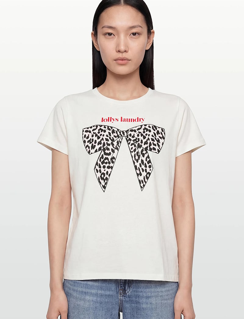 Lollys Laundry - RomaLL Tee SS - t-shirts - white - 3