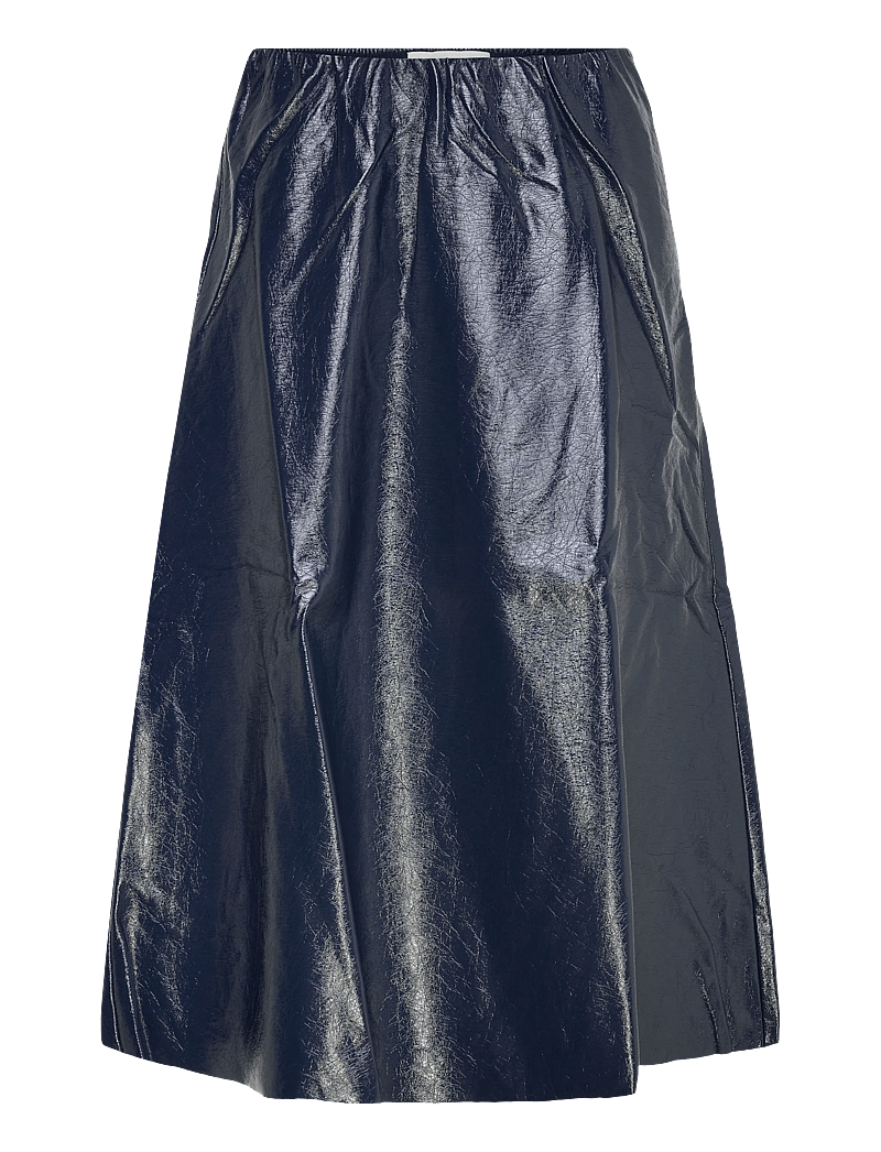 Lollys Laundry - Ro Midi Skirt - midiseelikud - dark blue - 0