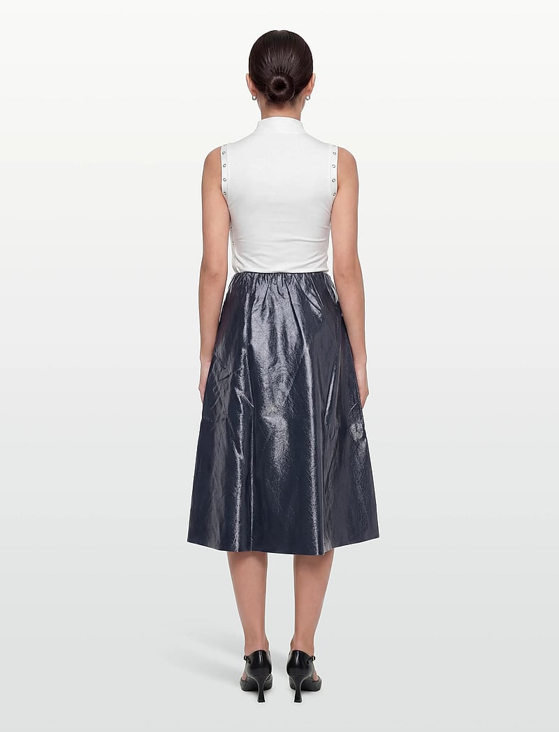 Lollys Laundry - Ro Midi Skirt - jupes midi - dark blue - 4