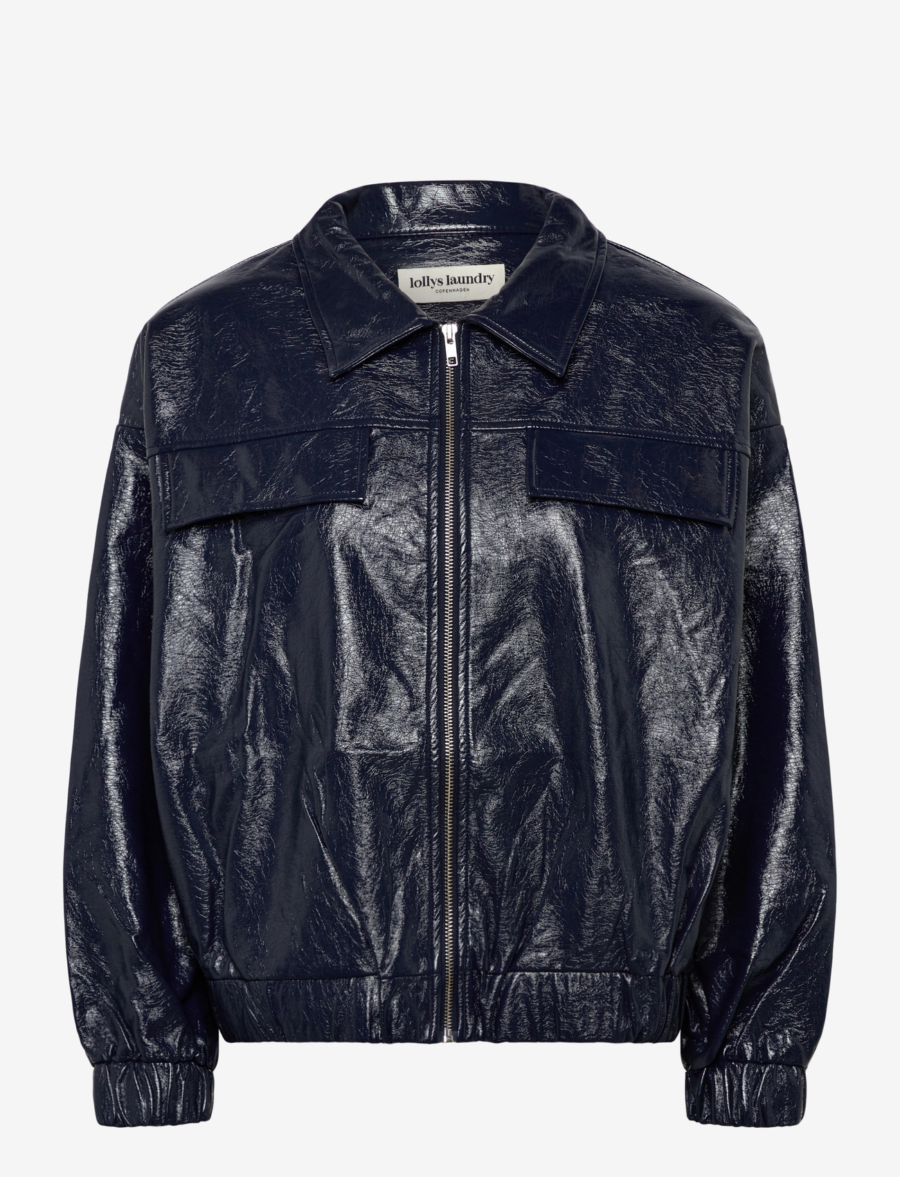 Lollys Laundry - Ven Short Jacket LS - bomberjackor - dark blue - 0