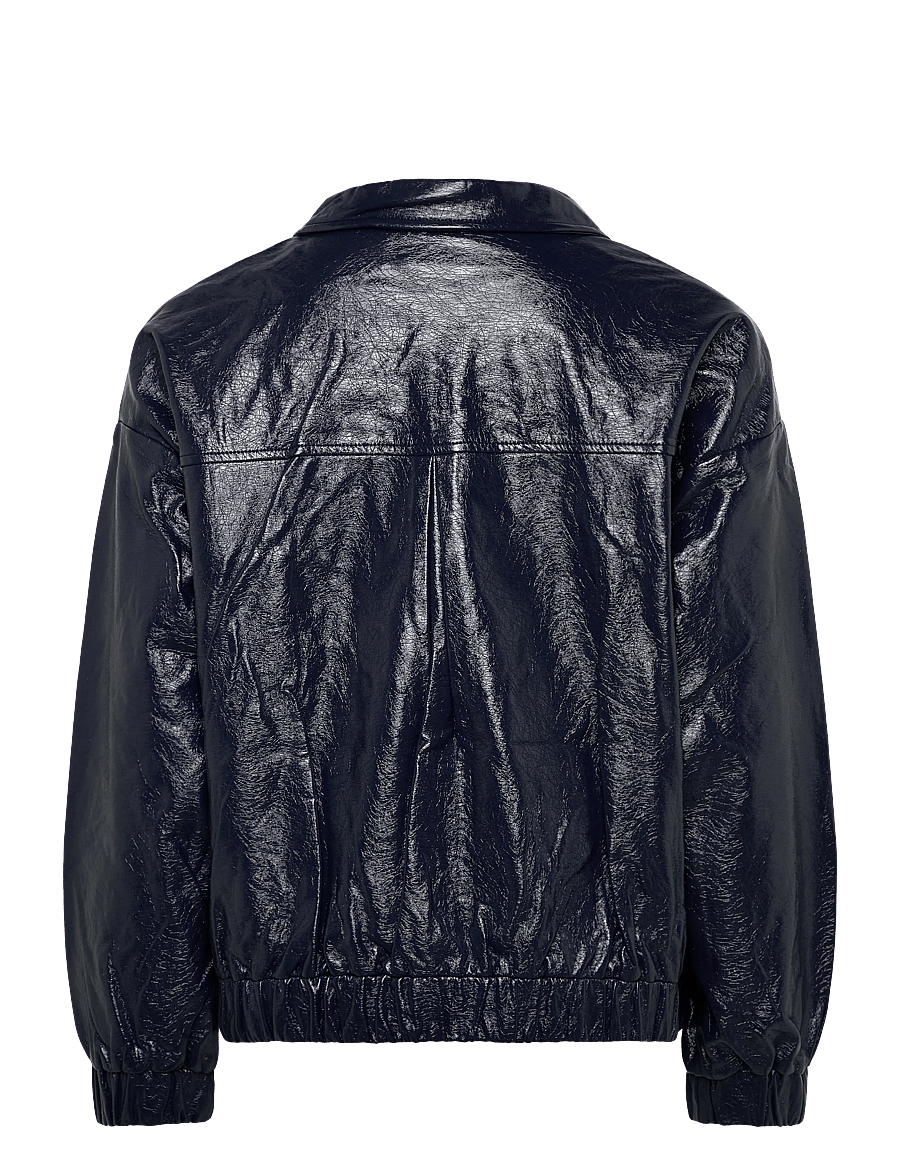 Lollys Laundry - Ven Short Jacket LS - forårsjakker - dark blue - 1