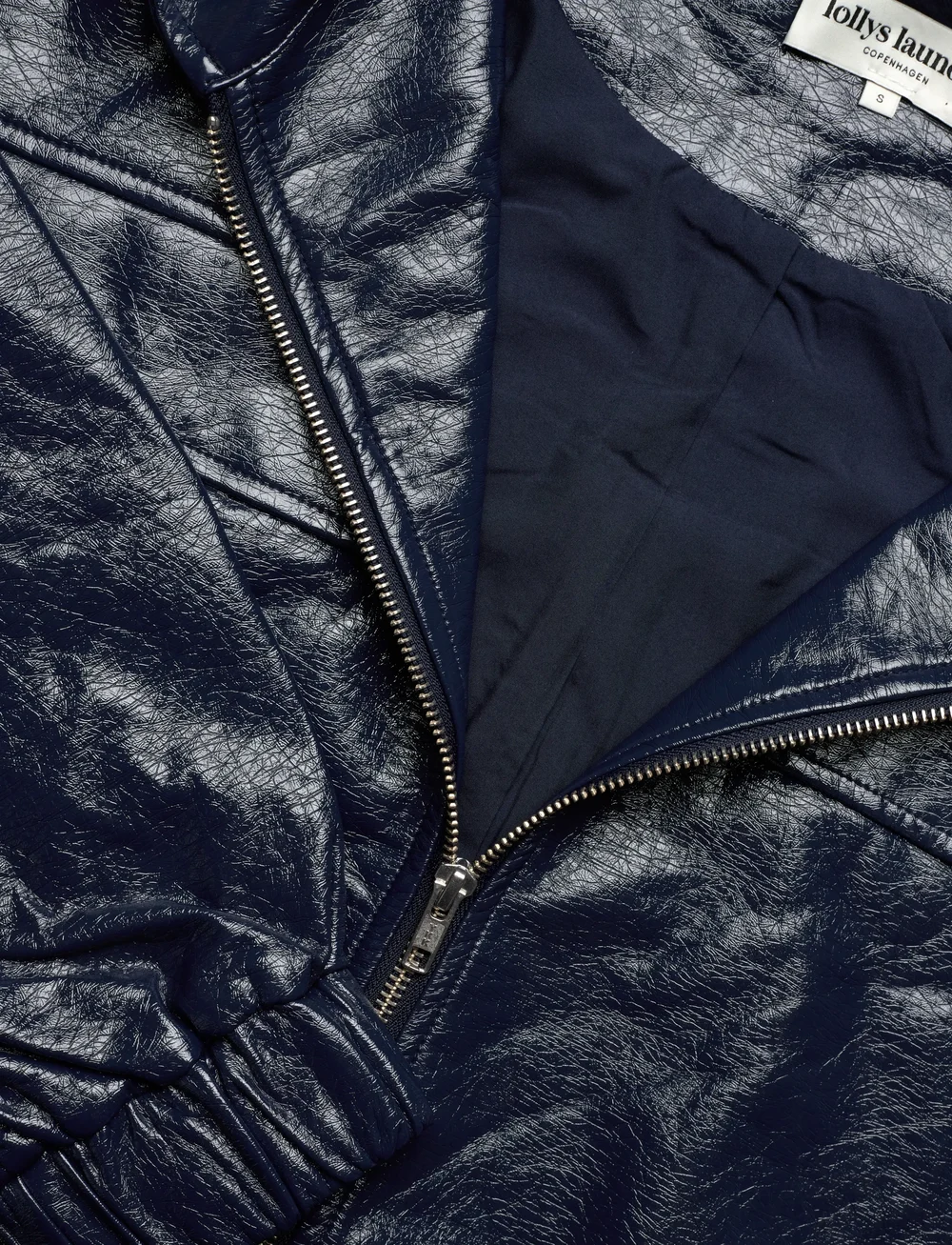 Lollys Laundry - Ven Short Jacket LS - bomberjacken - dark blue - 2