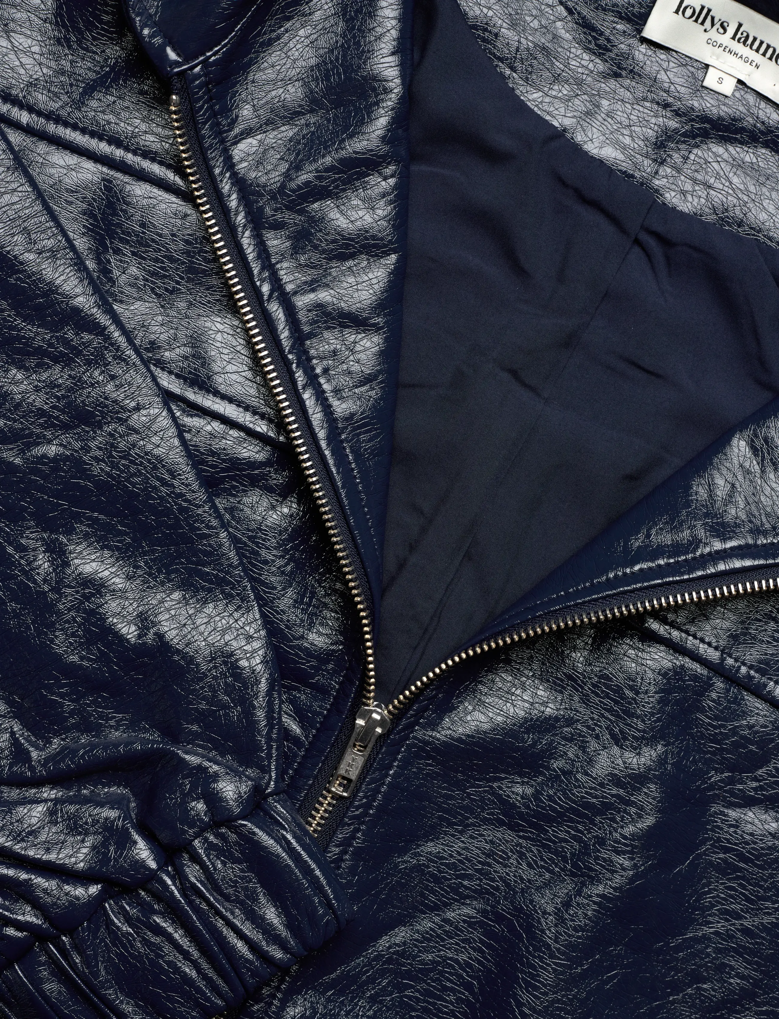 Lollys Laundry - Ven Short Jacket LS - bomberjacken - dark blue - 2