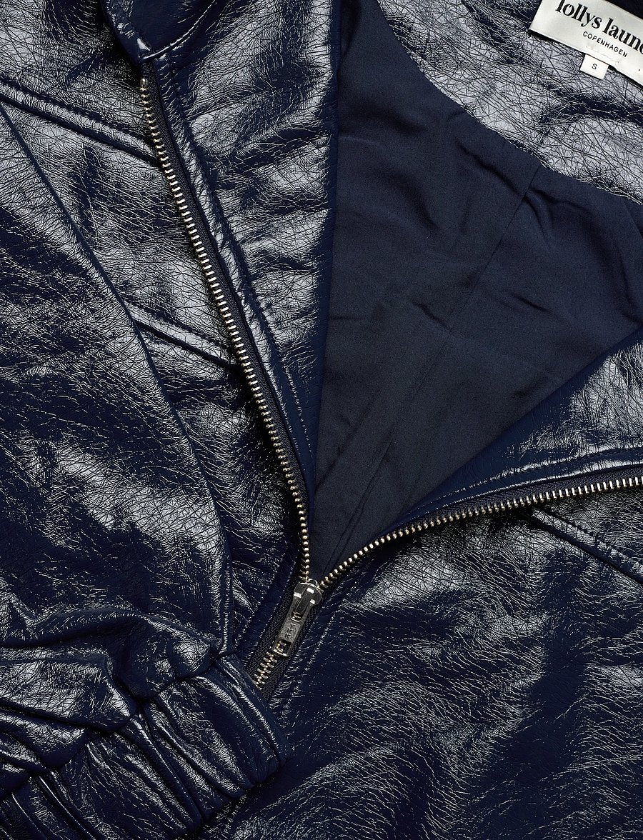 Lollys Laundry - Ven Short Jacket LS - forårsjakker - dark blue - 2