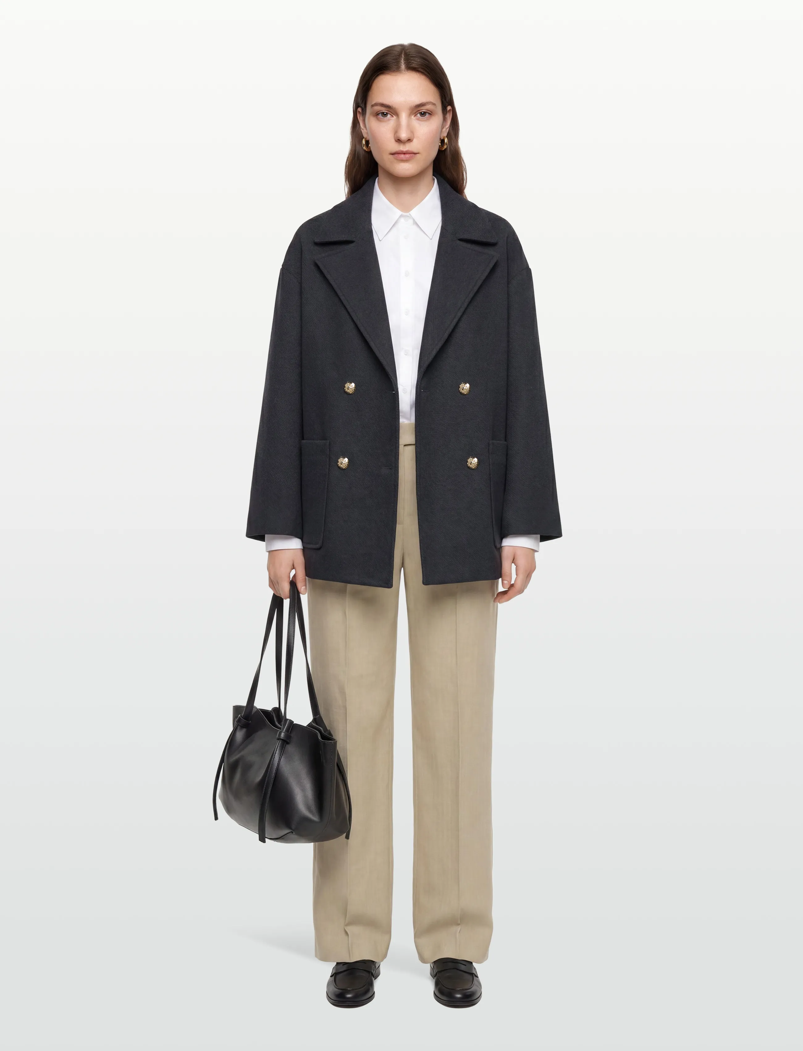 Lollys Laundry EstherLL Jacket LS - Everyday Style - DARK NAVY / grey
