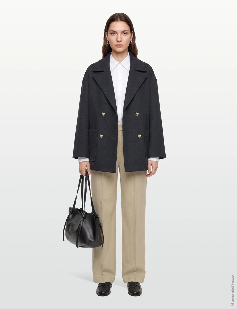 Lollys Laundry - EstherLL Jacket LS - winterjacken - dark navy - 0