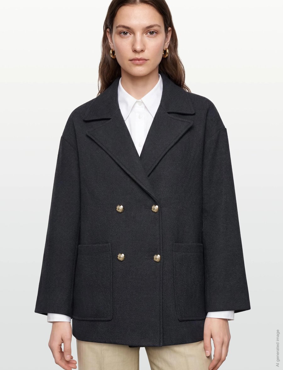 Lollys Laundry - EstherLL Jacket LS - winterjacken - dark navy - 3
