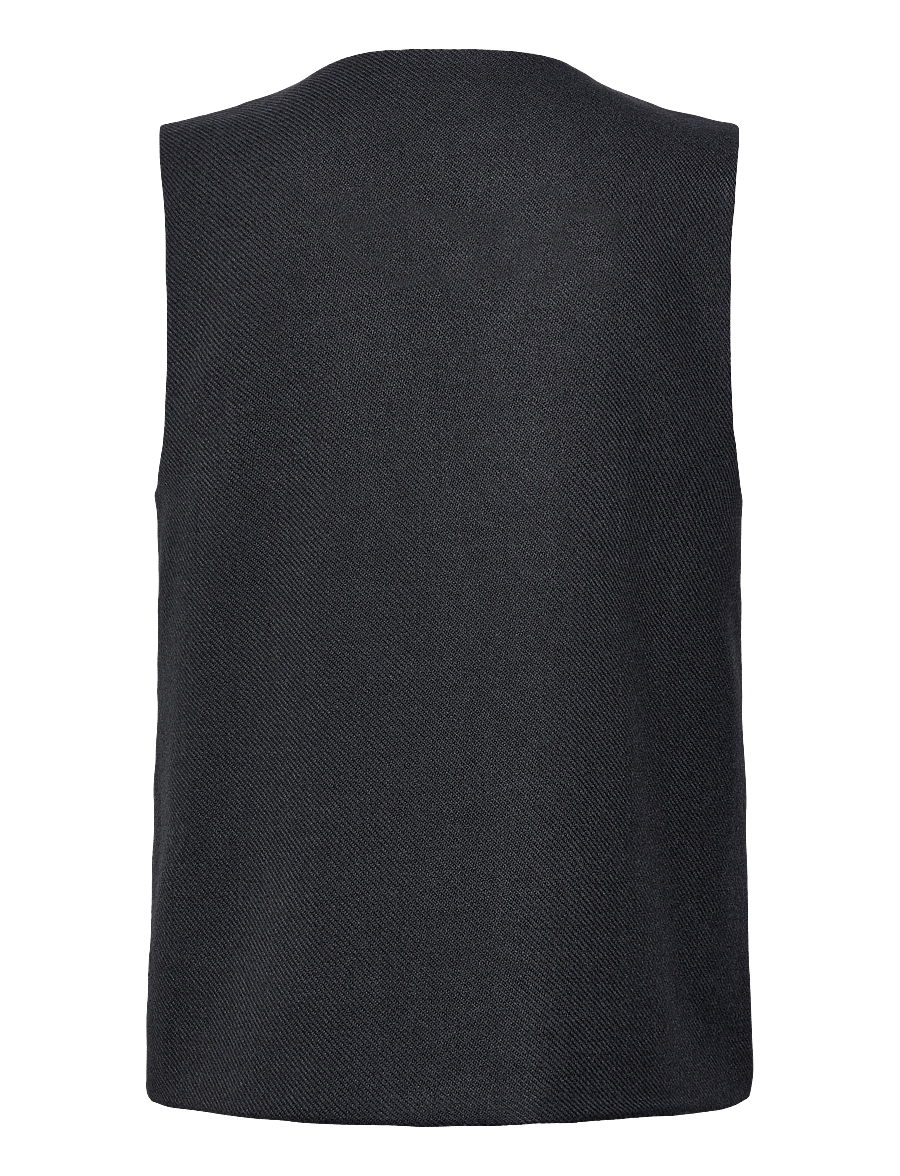 Lollys Laundry - Edel Vest SS - denimveste - dark navy - 1