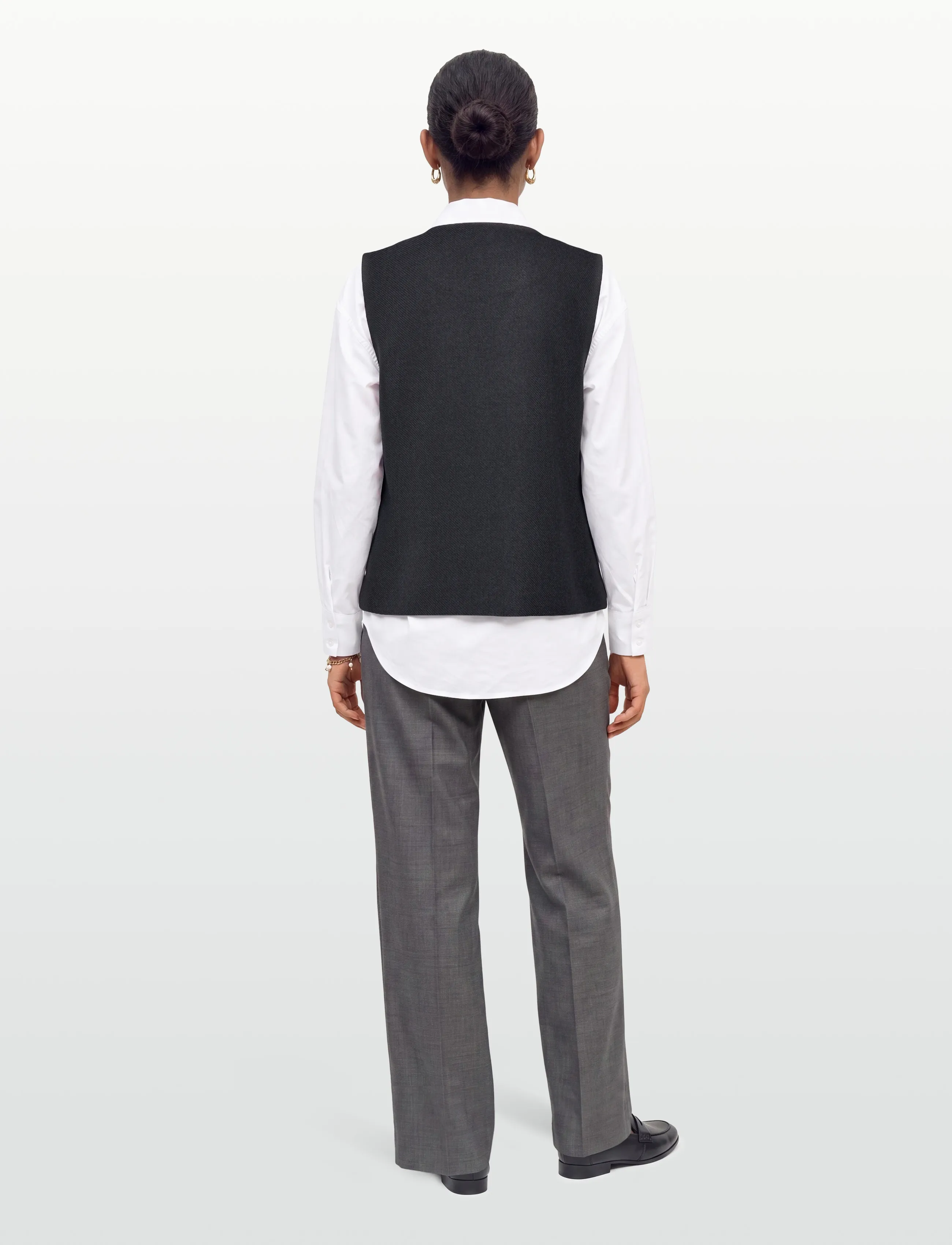Lollys Laundry - Edel Vest SS - denim-westen - dark navy - 4