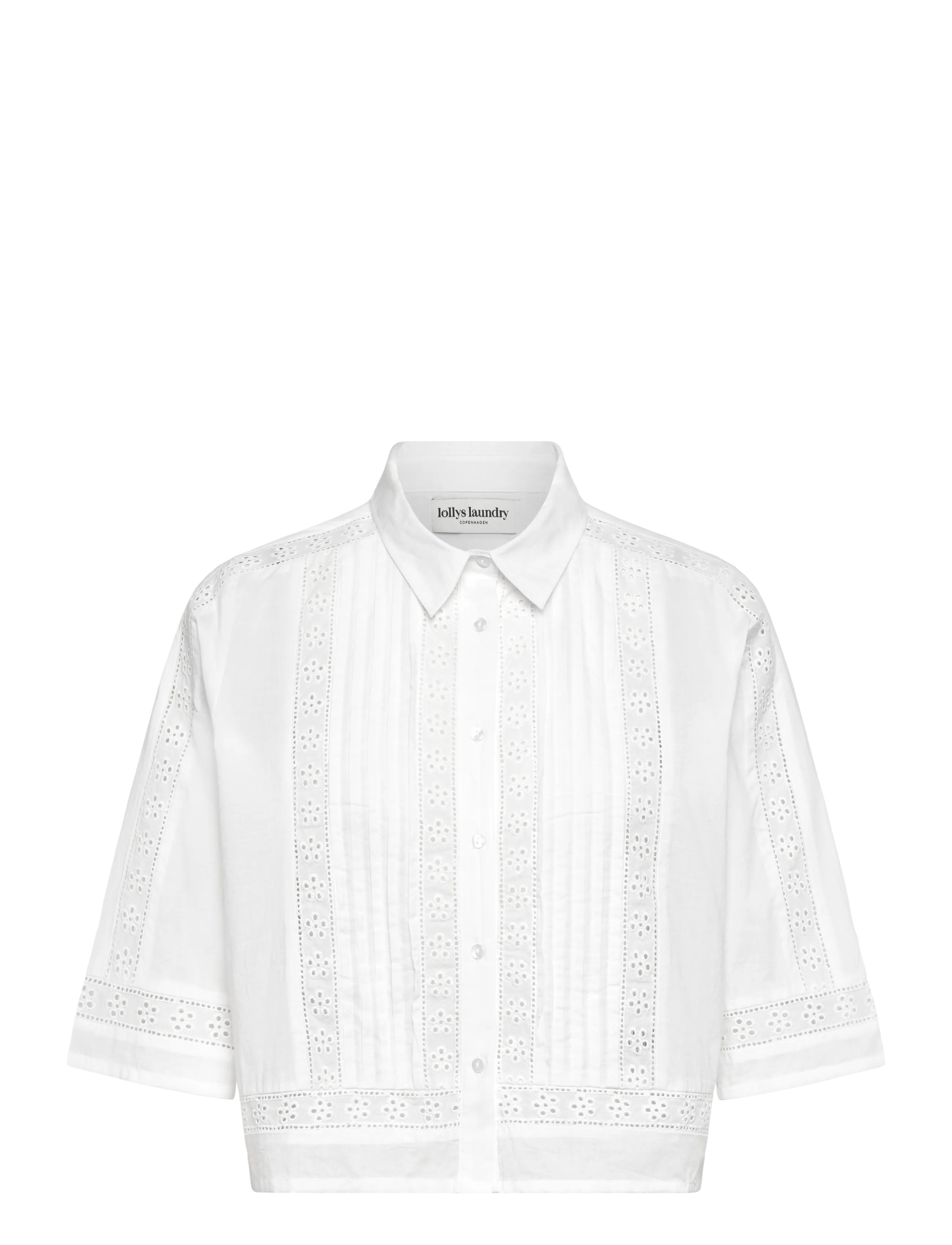 Lollys Laundry AmoraLL Shirt 3/4 - Igapäevane stiil - CREME / cream