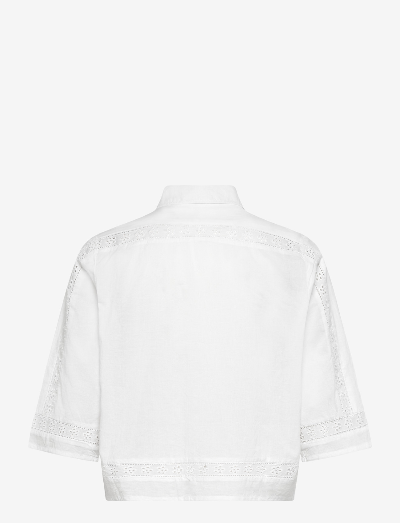 Lollys Laundry - AmoraLL Shirt 3/4 - kurzärmlige hemden - creme - 2