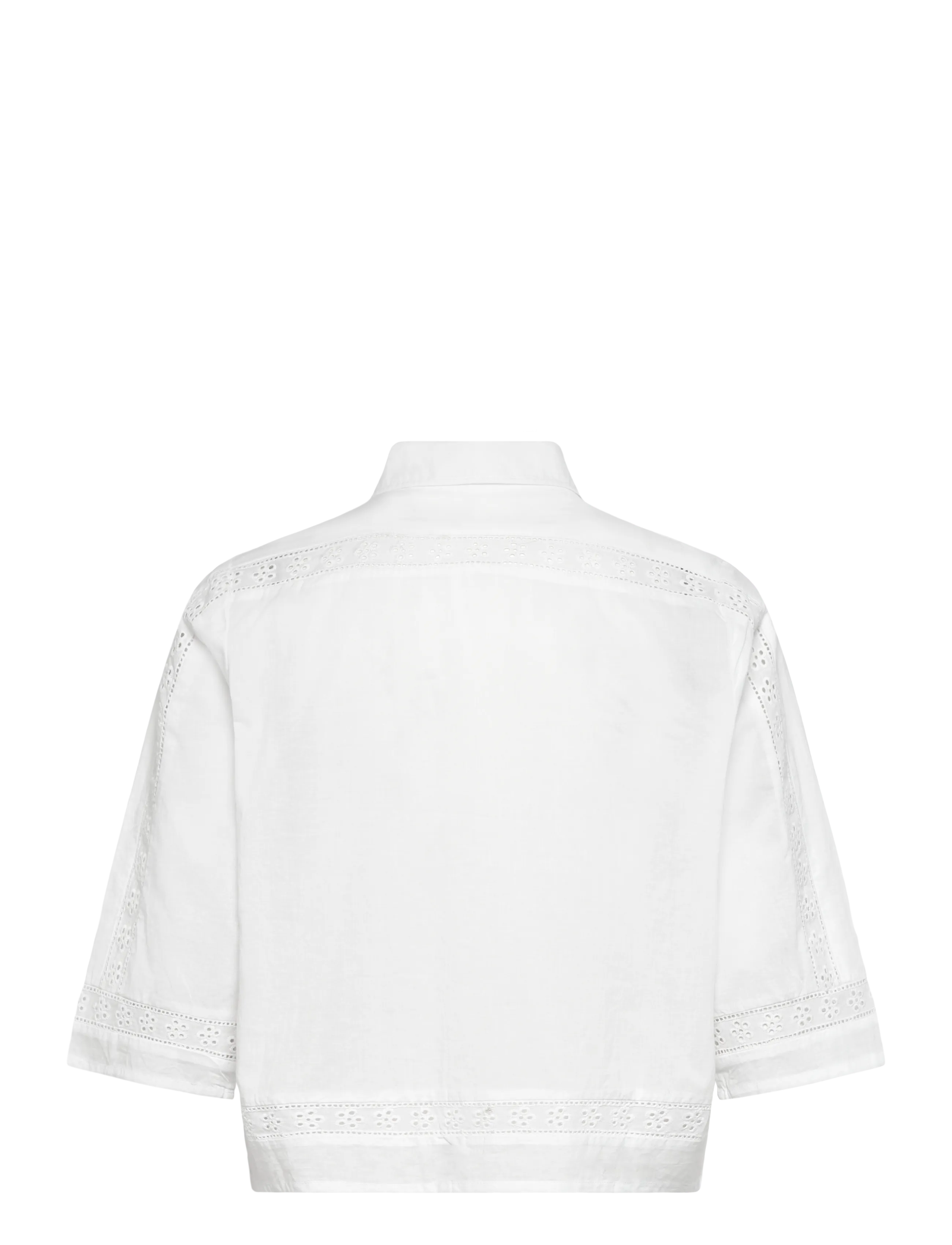 Lollys Laundry - AmoraLL Shirt 3/4 - kurzärmlige hemden - creme - 2