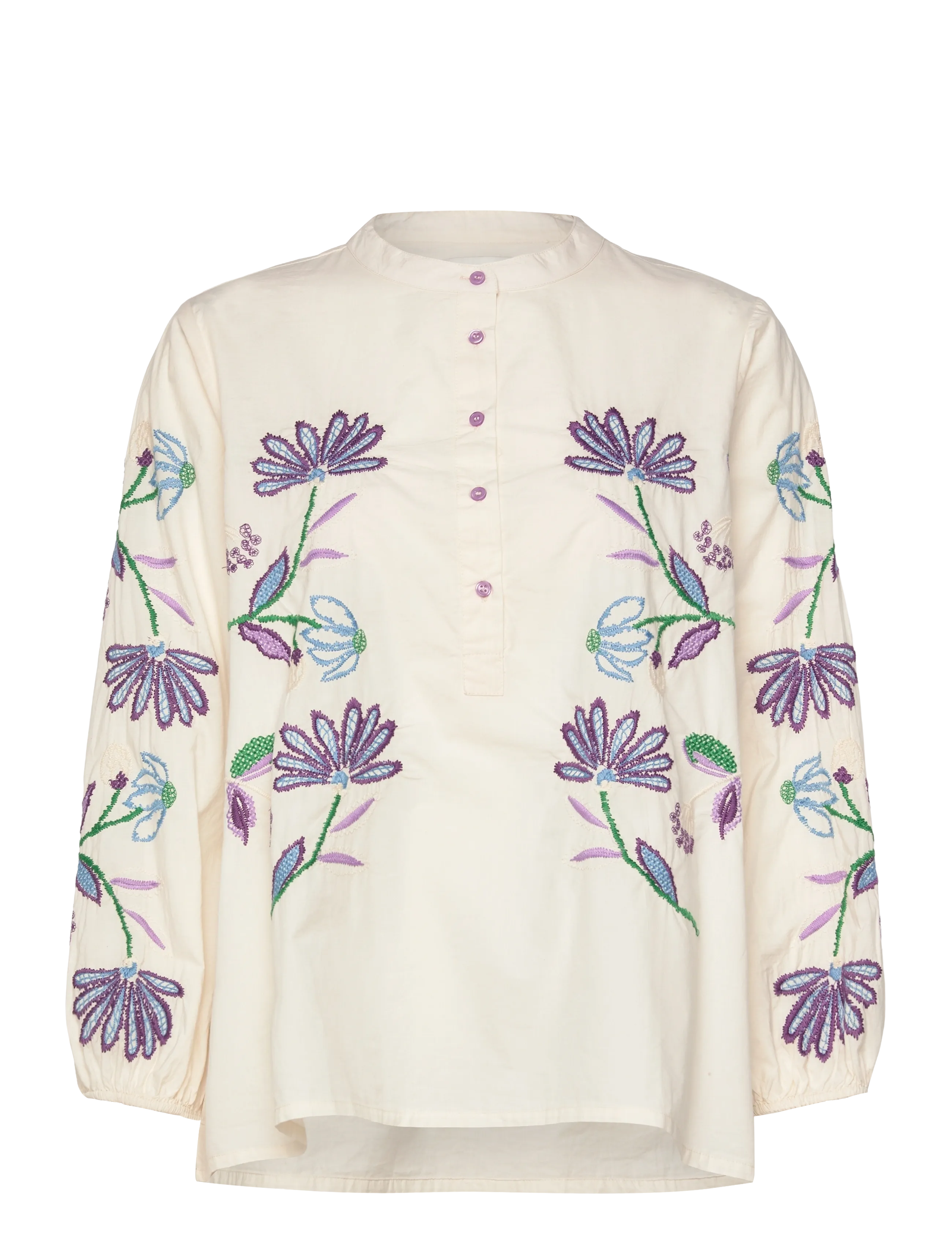 LOLLYS LAUNDRY Faithll Bluse 3/4 Cream - M - Damen