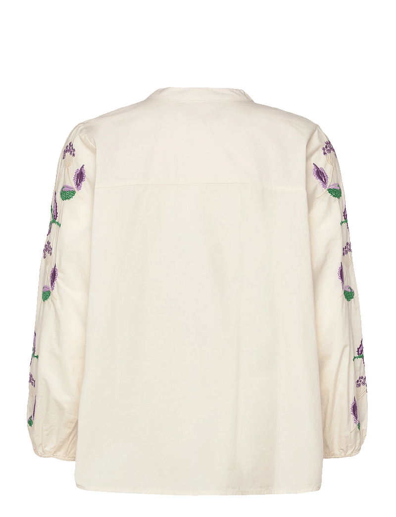 Lollys Laundry - FaithLL Blouse 3/4 - long sleeved blouses - creme - 2
