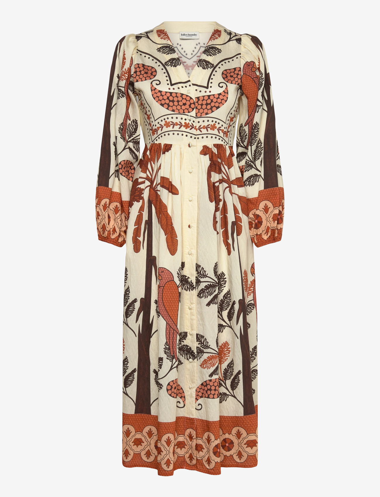 Lollys Laundry - SaraiLL Dress 3/4 - maxikleider - creme - 1